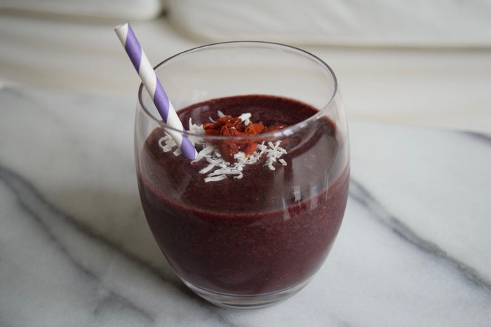 Blue Banana Berry Smoothie Maria Marlowe