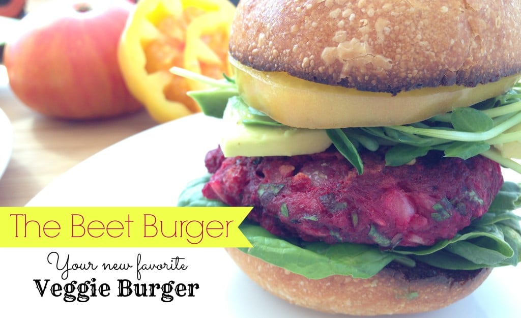 beet burger Veggie Burger