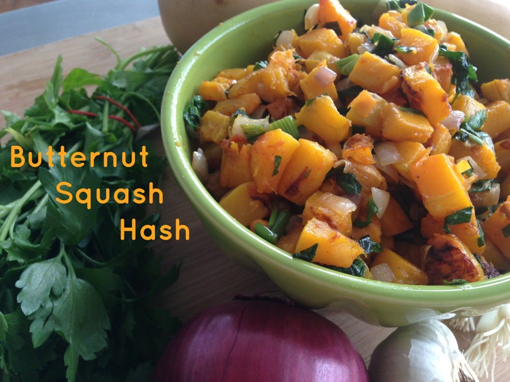 Butternut squash hash browns
