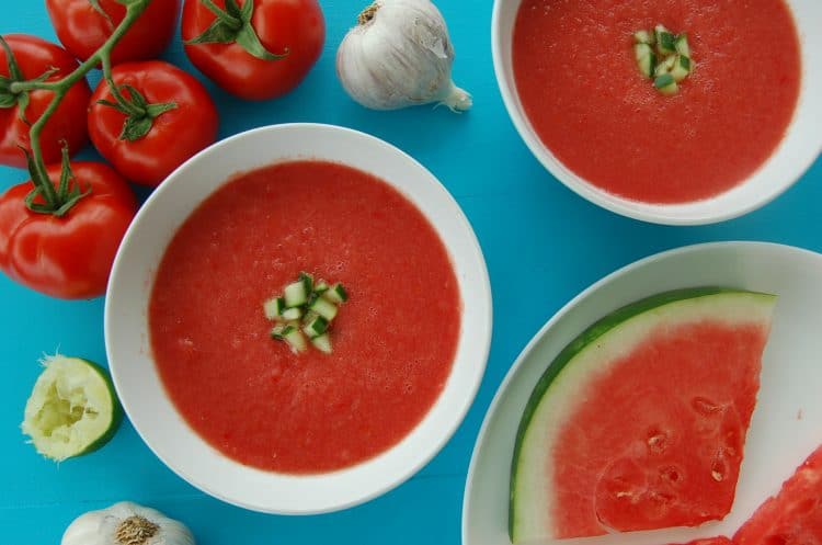 Watermelon Gazpacho Maria Marlowe
