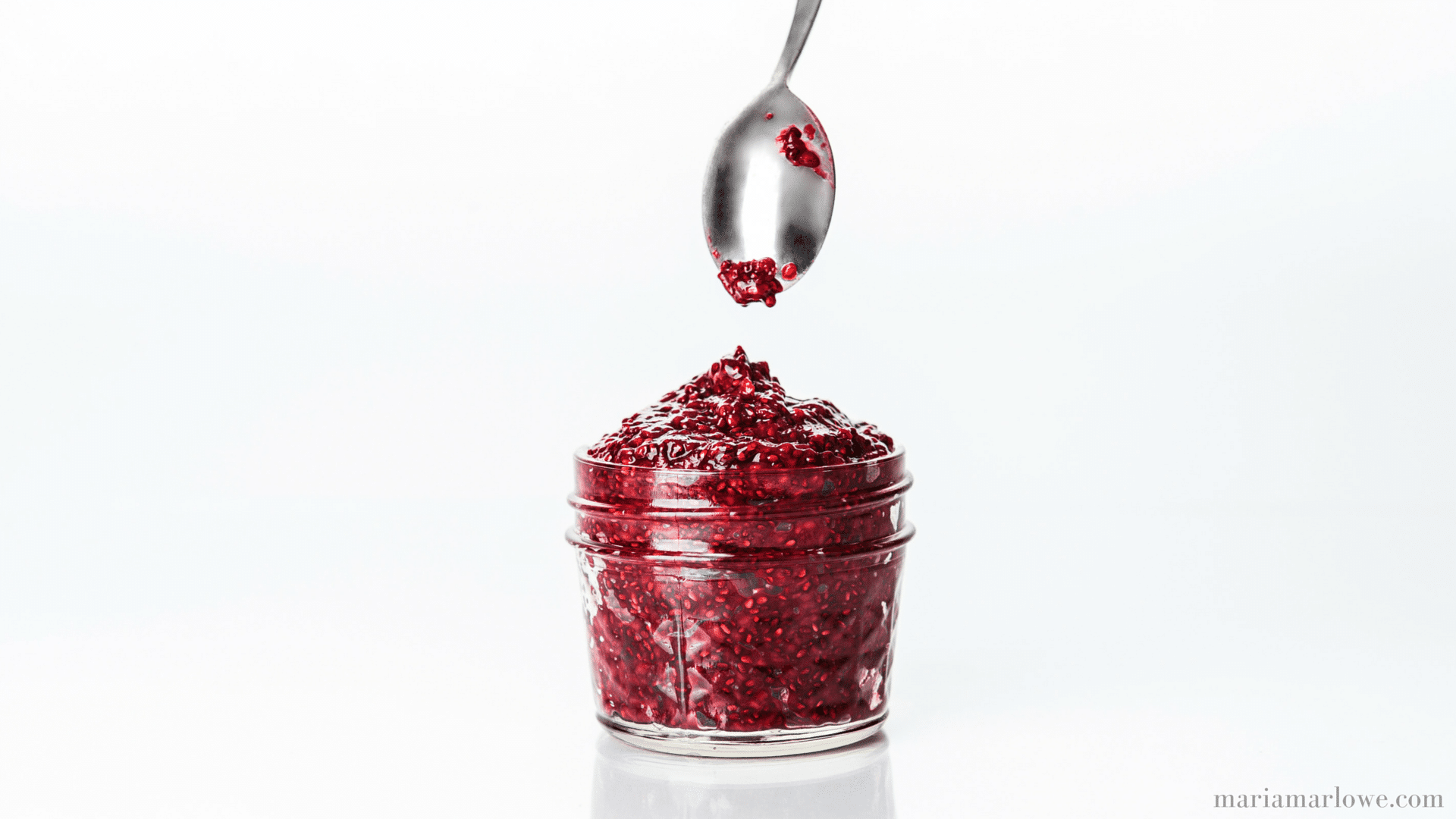 Raspberry Chia Seed Jam  Maria Marlowe