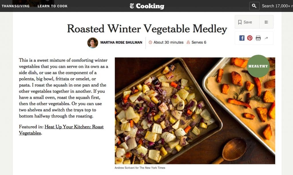 Roasted Root Vegetables