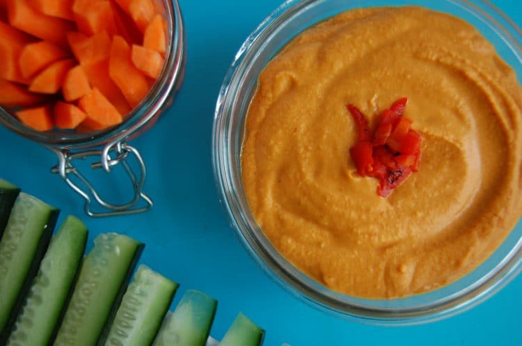 roasted red pepper hummus