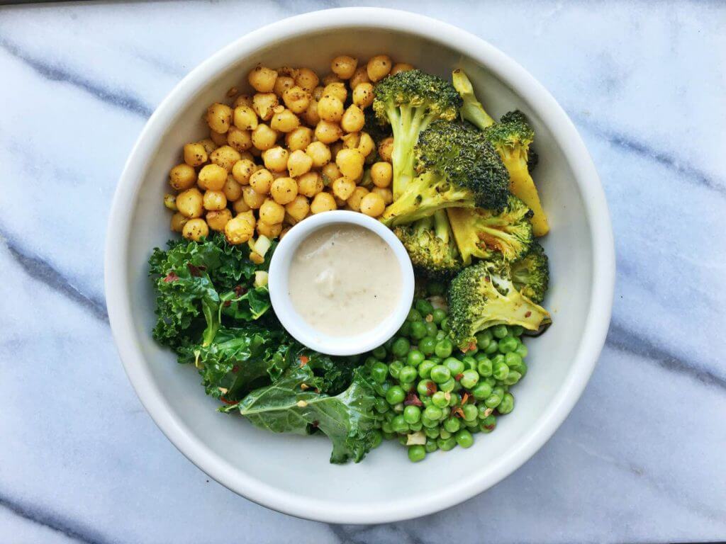 green veggie bowl