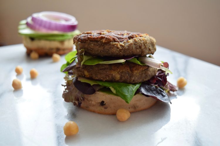 Umami Chickpea Burger Maria Marlowe 11