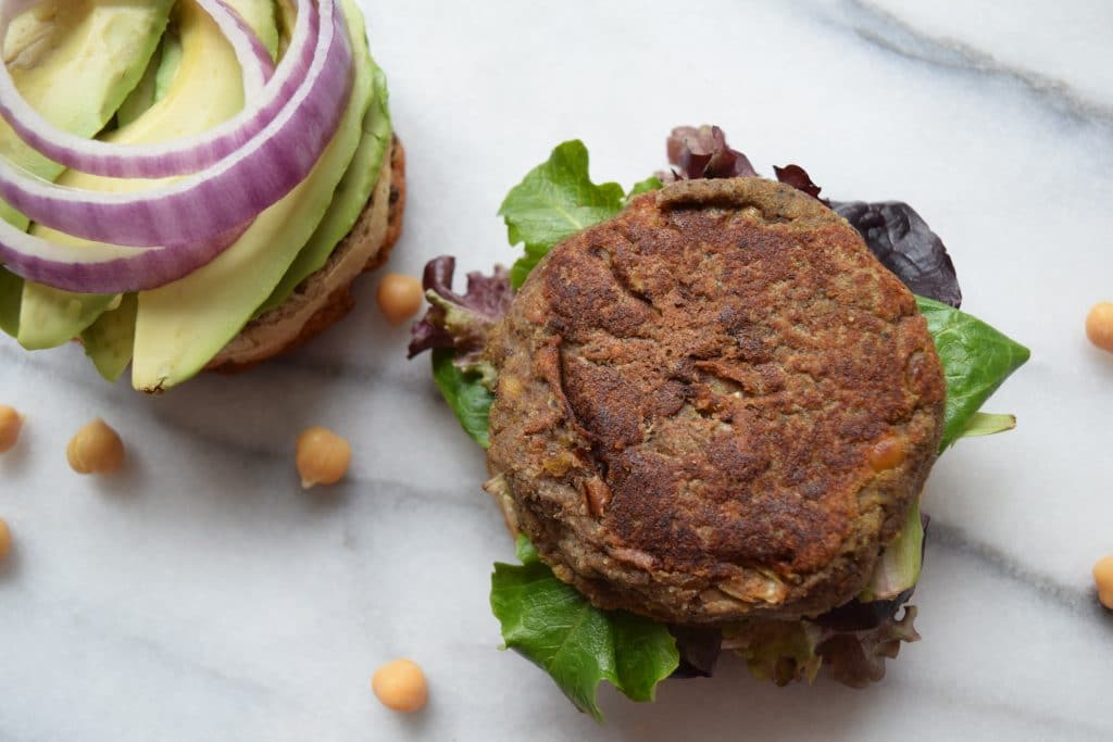 Umami Chickpea Burger Maria Marlowe 3