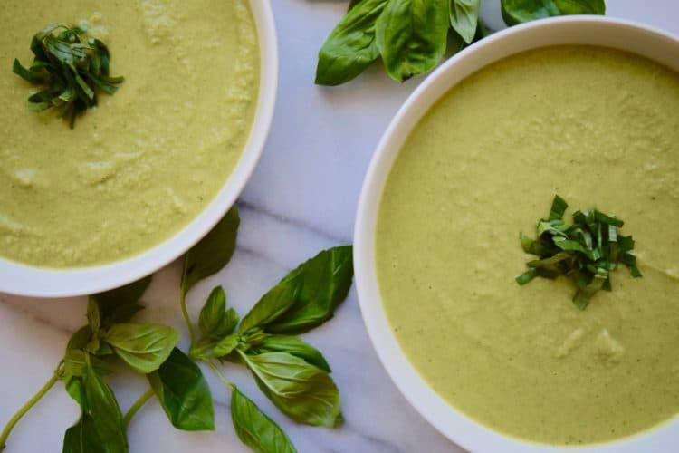 Broccoli Basil Soup Maria Marlowe