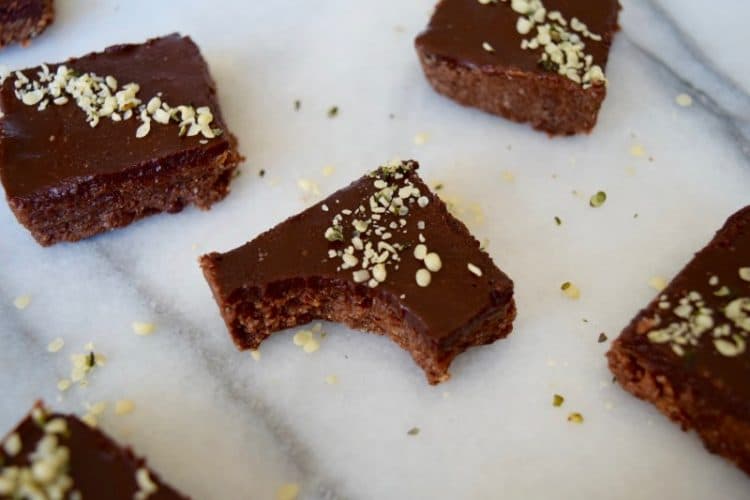 Double Chocolate No Bake Brownie Maria Marlowe