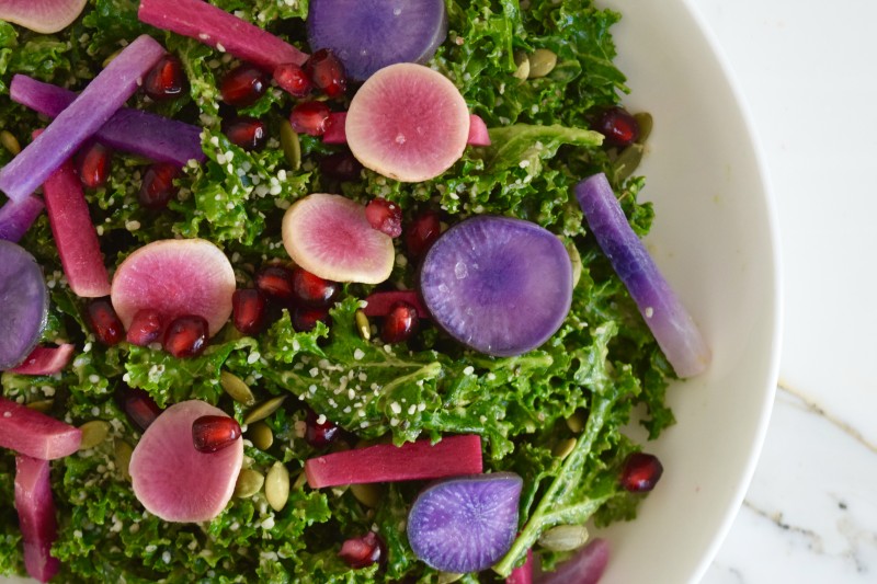 Pink And Purple Detox Salad