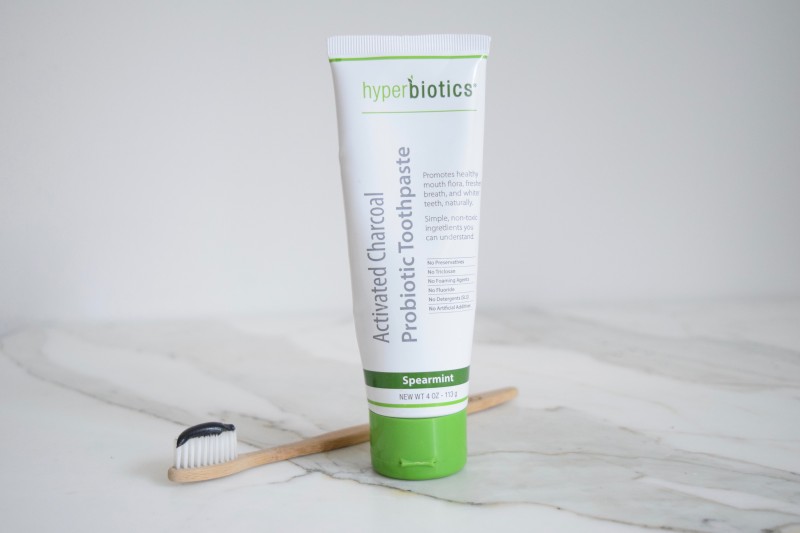 hyperbiotics activated charcoal probiotic toothpaste