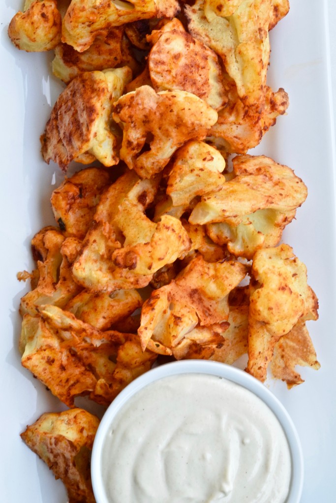 GLuten free breaded buffalo cauliflower