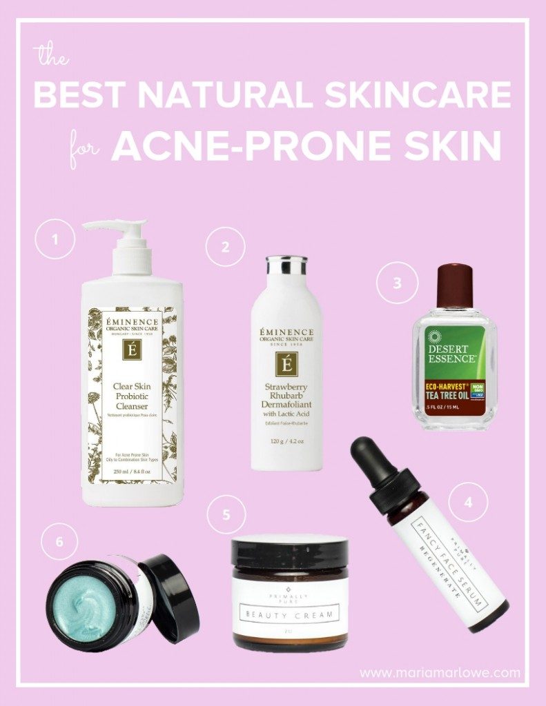 The Best Natural Skincare For Acne Prone Skin Healthy By Marlowe