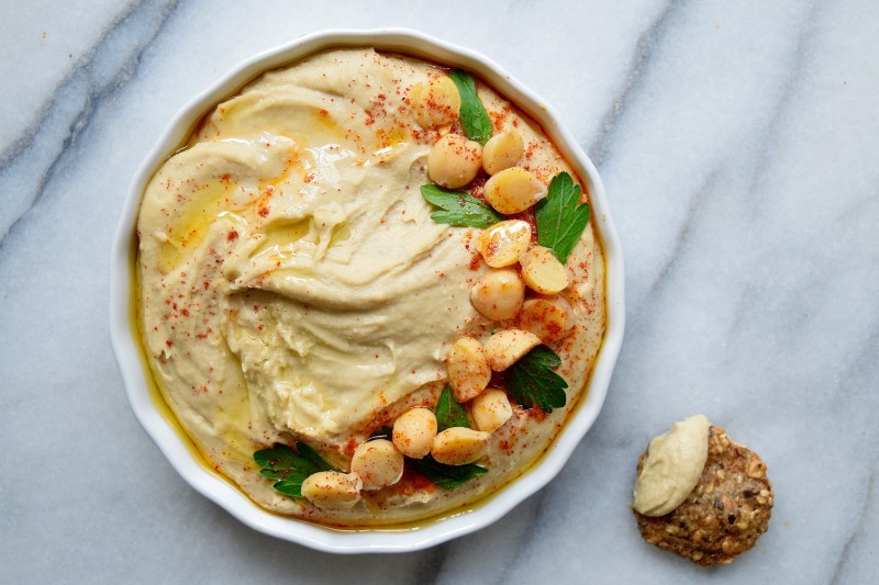 Quick Healthy Snack Recipes - Homemade Hummus