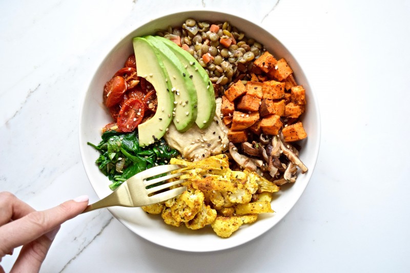 Plate of shop food