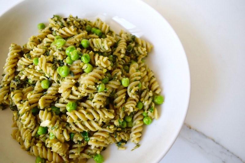 Quick Healthy Recipes - Dairy-Free Pesto Pasta