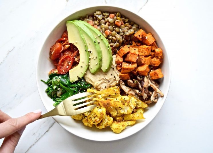 Plate Of Healthy Food