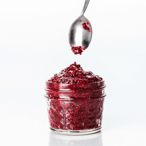 Raspberry Chia Seed Jam Glow by Marlowe