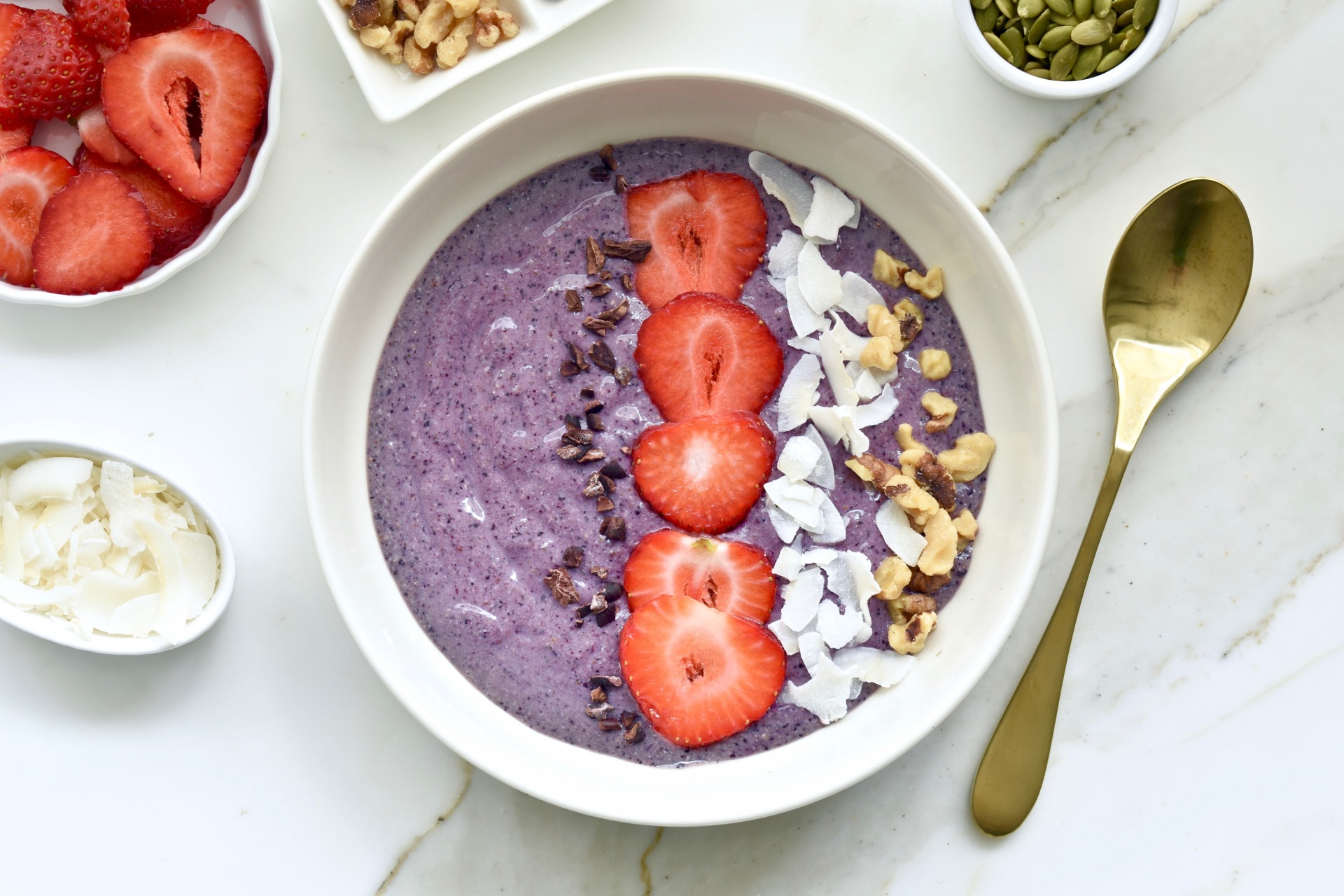 Blueberry Smoothie Bowl - Glow by Marlowe