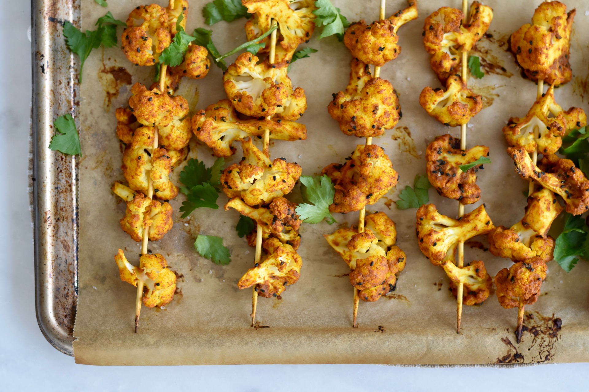 Cauliflower Kebabs