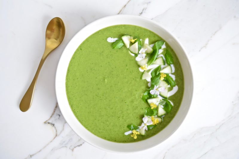 Healthy Summer Recipes - Green Gazpacho