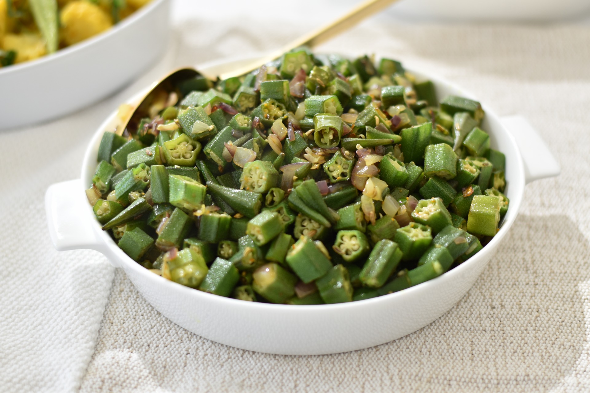 Simple Okra Stir-Fry Maria Marlowe