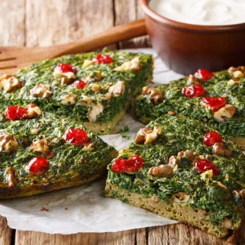 Fresh Herb Frittata (Kookoo Sabzi) - Glow by Marlowe