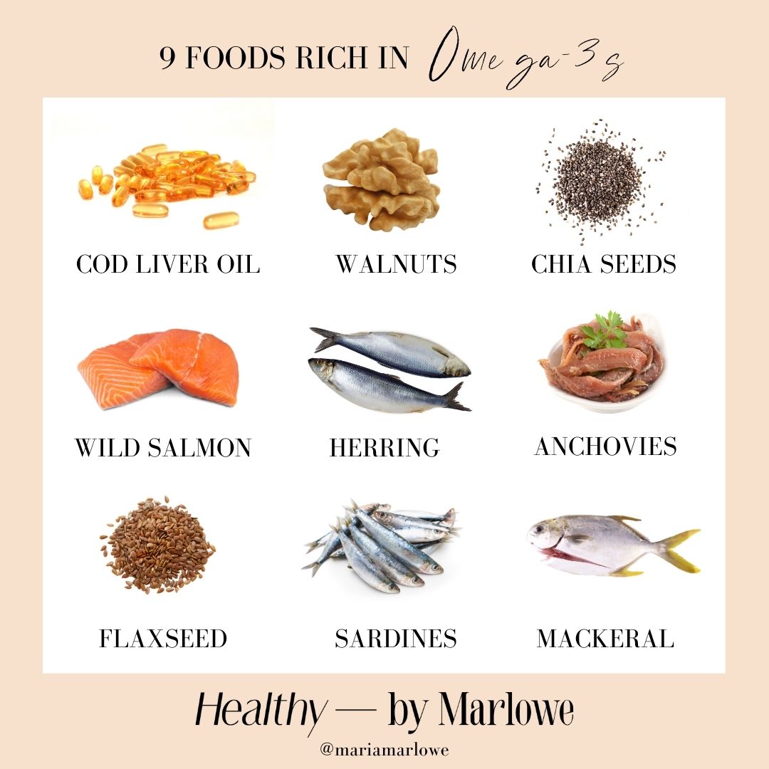 omega 3 levels in foods