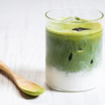 Drinks For Glowing Skin: Iced Coconut Matcha Latte