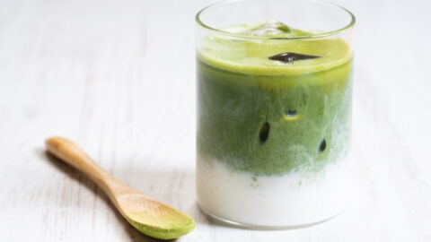 Blender Iced Matcha Latte - Delightful Plate