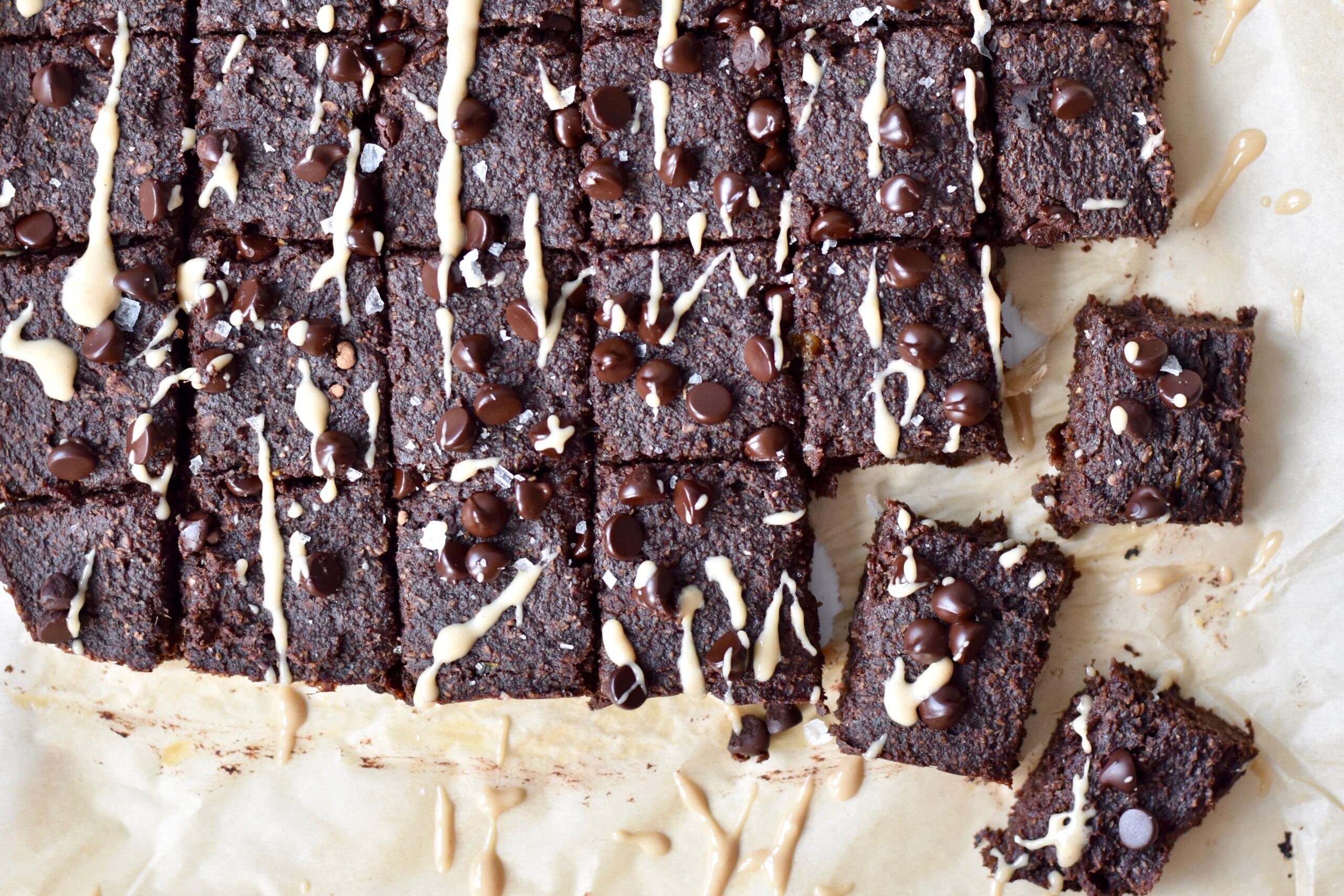 Fudgy GF Zucchini Brownies