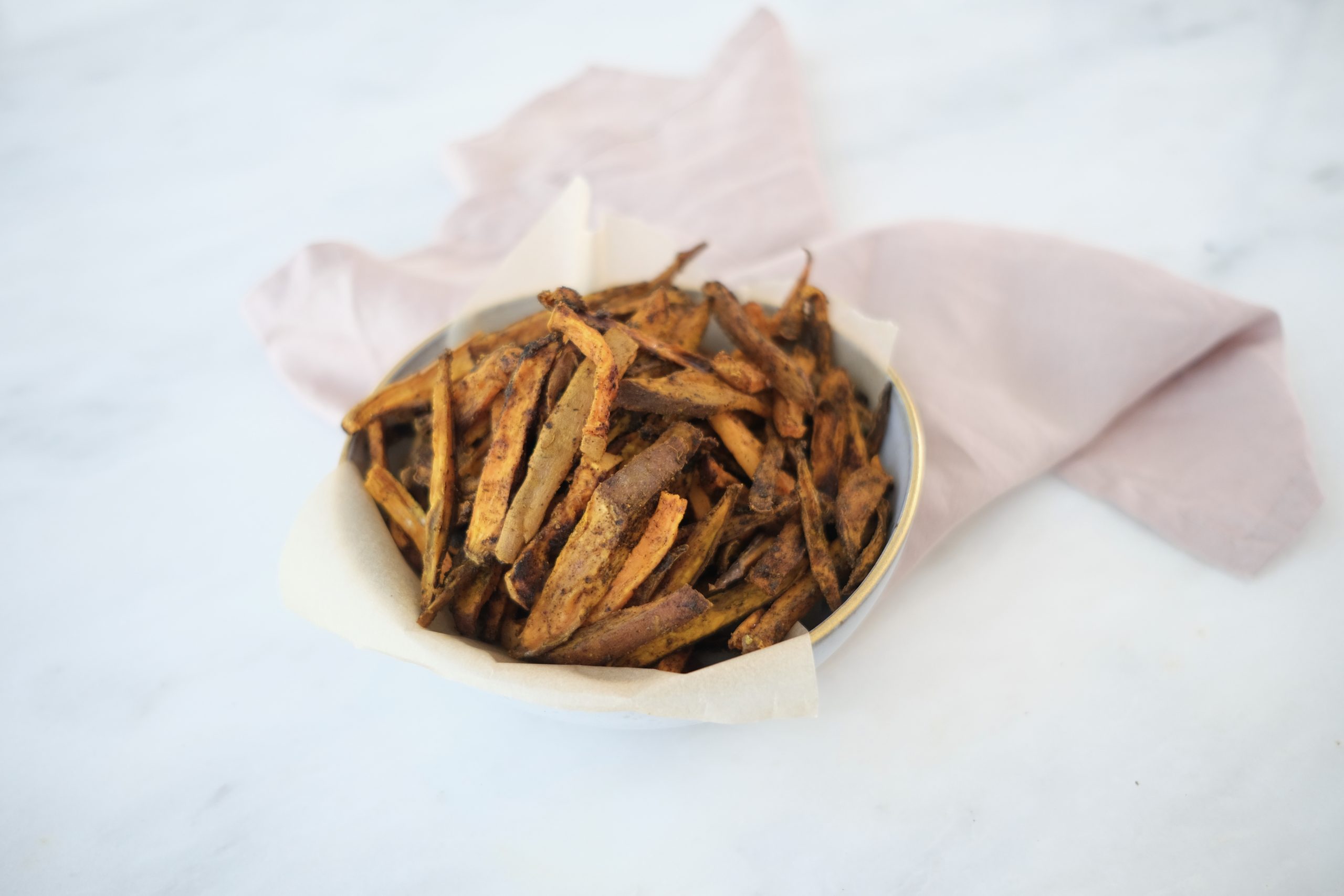 Turmeric Recipes For Glowing Skin: Sweet Potato Fries