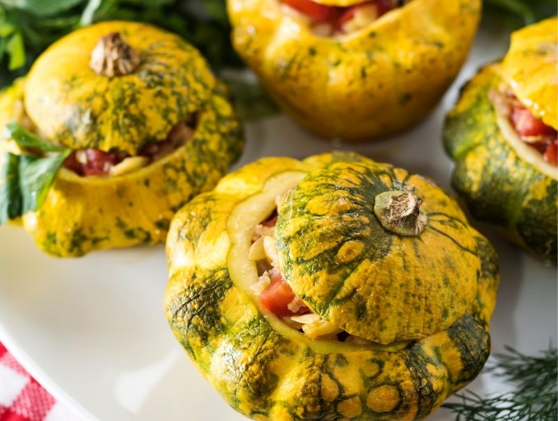 Stuffed Squash- Healthy Thanksgiving Recipes