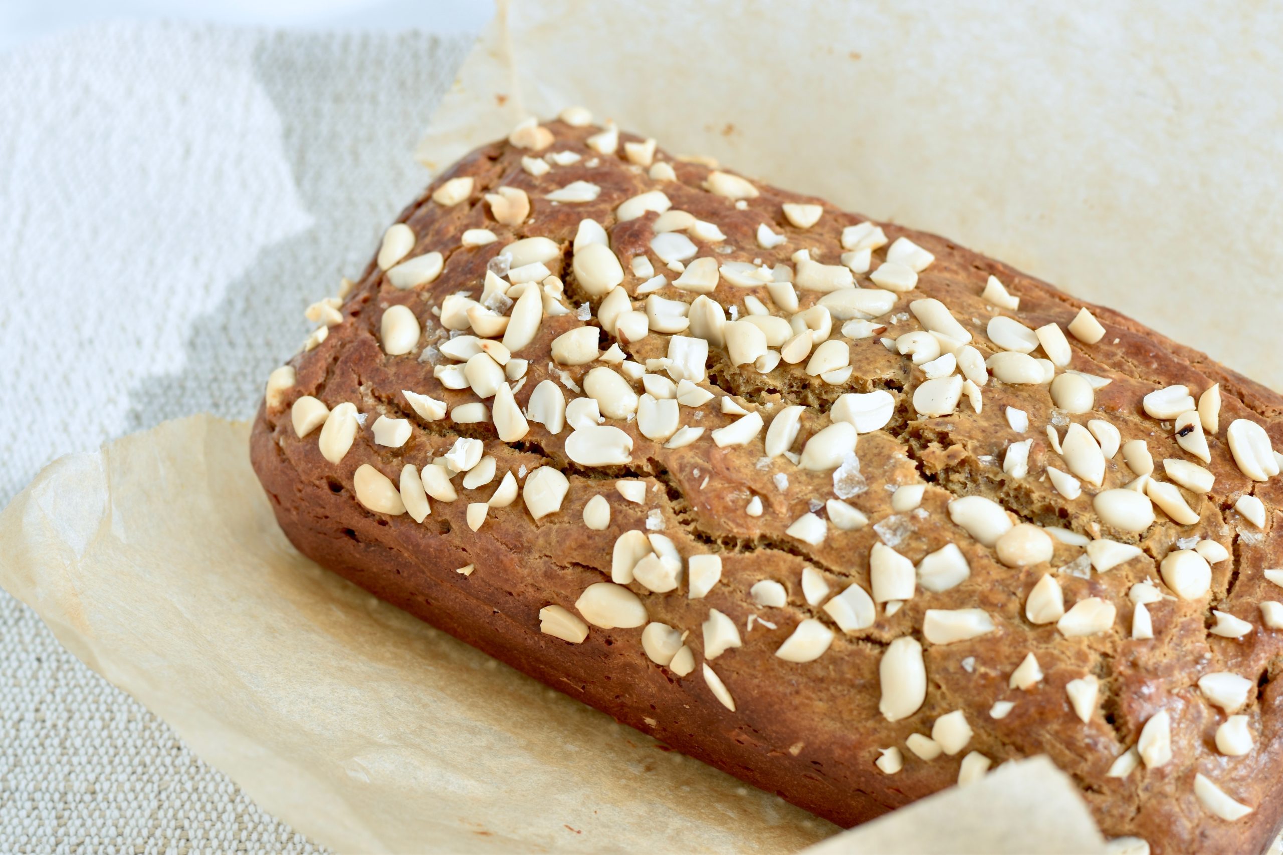 Gluten Free Peanut Butter Bread - MI Gluten Free Gal